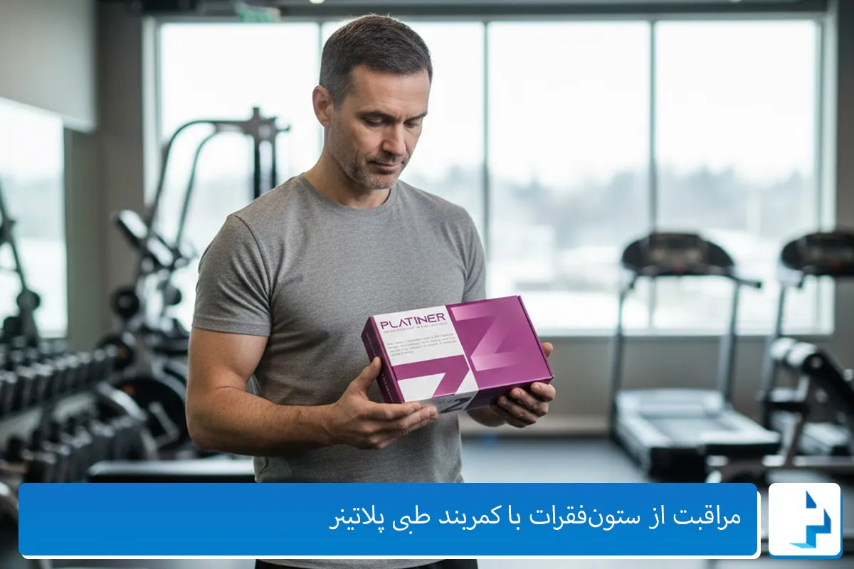 درمان دیسک کمر با کمربند پلاتینر